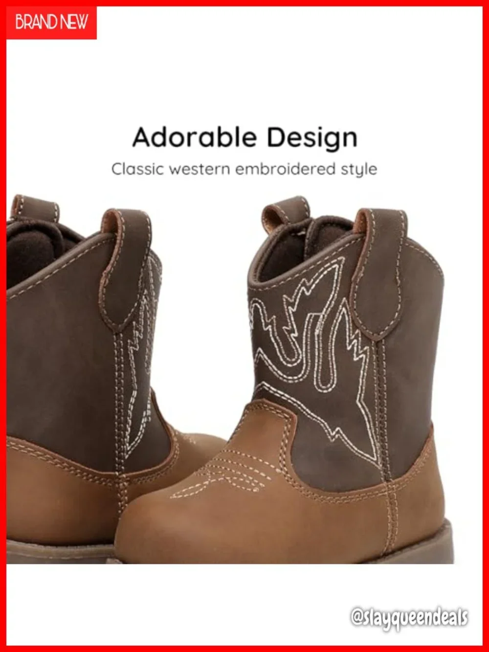 Toddler Cowboy Boots Boys Girls Baby Western Pull On